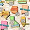 Fabric QT Tan Route 66 State Maps Get Your Kicks 2026 by the Quarter Yard 31670-E